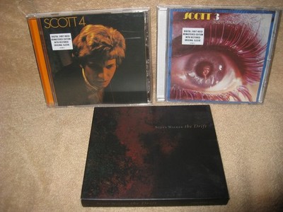Scott Walker 3 CD LOT Scott 4/Scott 3/The Drift Digital 24 Bit HDCD Remastered