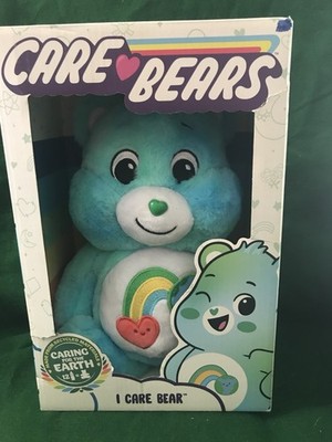 CARE BEARS Bestie 14'' Stuffed Plush I CARE BEAR LOVE THE EARTH BRAND NEW 2023