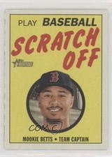 2019 Topps Heritage High Number 1970 Scratch Offs Mookie Betts #23 k0w
