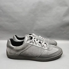 Coach Shoes Mens Size 11.5 Gray Leather Suede Low Top GAT Casual Sneakers