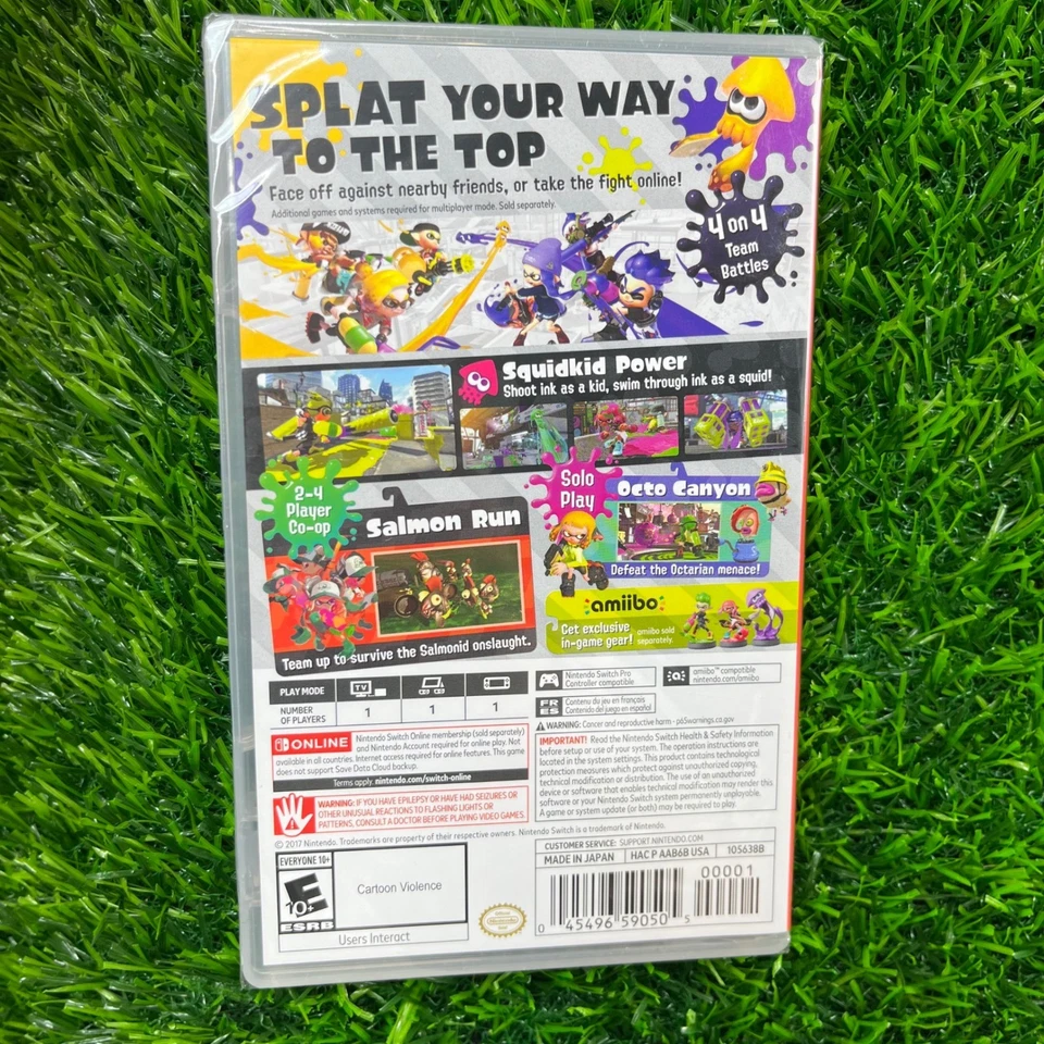 Nintendo Switch Splatoon 2 Game Complete In Box Rated E10+ Brand New - Image 2 of 2