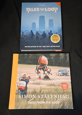 Modiphius Tales From The Loop RPG Game Core Rule & Simon Stalenhag Art Book Lot