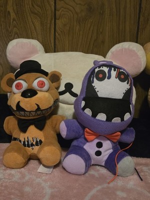 Withered Bonnie & FUNKO Freddy Fazbear Plush Toys Five Nights At Freddy's Lot 2