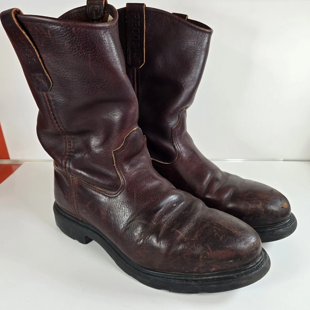 Red Wing 4470 Steel Toe Brown Pull On Work Boots Mens 9 E Red Wing Red Wing 4470 Steel Toe Pull On Work Boots Mens 9 E  main image 4