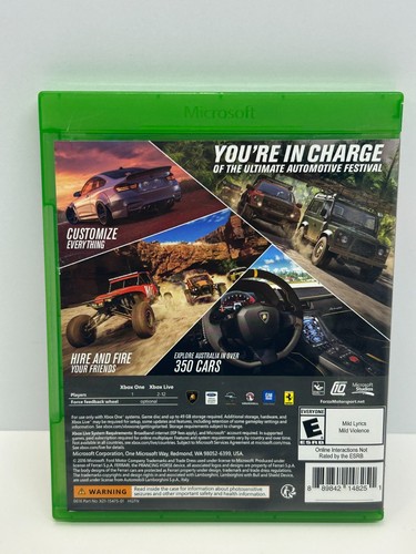 Forza Horizon 3 (Microsoft Xbox One, 2016) Clean Disc Free Shipping - Picture 3 of 4