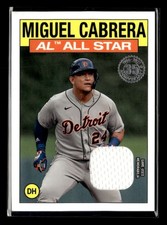 2021 Topps Miguel Cabrera 1986 35th Anniversary All-Stars Jersey Relic VC278