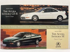 1995 Acura Integra GS-R SE Sports Coupe Promotional Card Unposted JDM