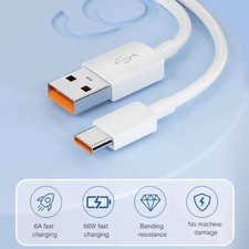 Micro USB Type C Charging Cable Fast Phone Charger 1-14M Long Lead - 3A