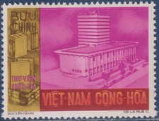 VIETNAM du sud:  n°518 **, "la bibliothèque nationale"  (cote 12,50€)