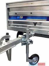 34mm Steel Wheel Jockey Wheel + Clamp & Fixing Kit for Erde 102 122 & Daxara 127