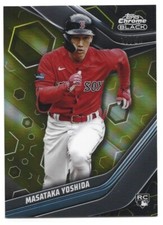 2023 Topps Chrome Black #11 Masataka Yoshida RC Gold /50 Boston Red Sox