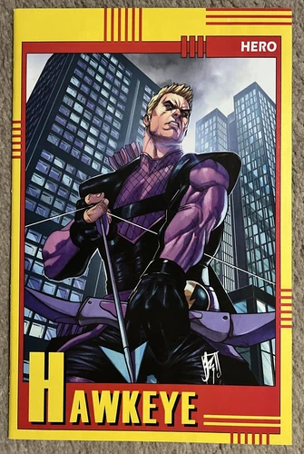 Thunderbolts #1 (2022 Marvel Comics) Hawkeye Trading Card Variant, New Team, NM