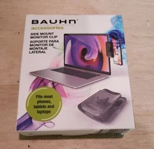 Side Mount Monitor Clip Bauhn Black