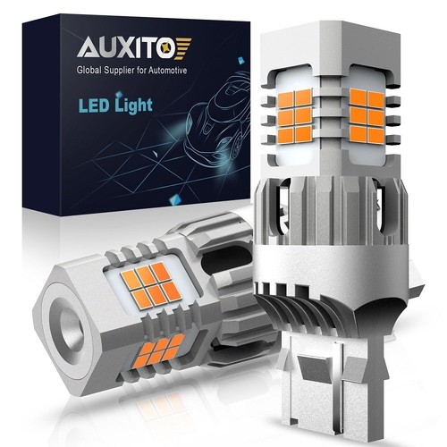 AUXITO 7440 LED Señal de giro Bombillas Ámbar Amarillo Lámpara CANBUS Libre de errores CUS - Imagen 9 de 11