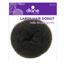 Diane Large Hair Donut Black  D3700