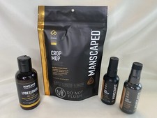 Manscaped Combo: Crop Mop Wipes, Crop Preserver, Crop Reviver, And Foot Duster 