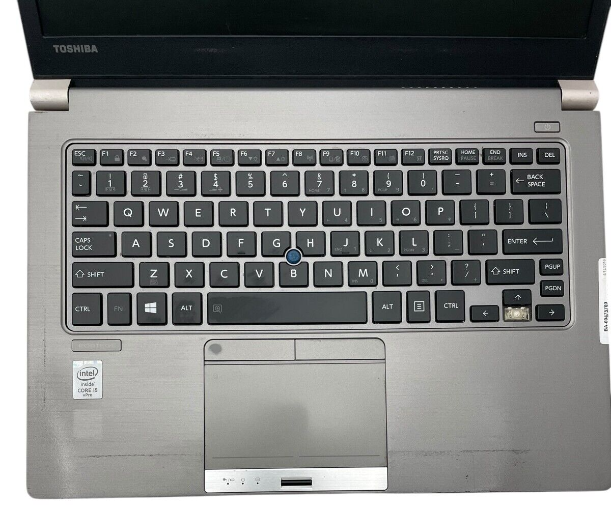 Toshiba Portégé Intel Core i5-5300U Toshiba Portege Z30-B i5-5300U 128GB HDD 8GB RAM Windows 10 Pro