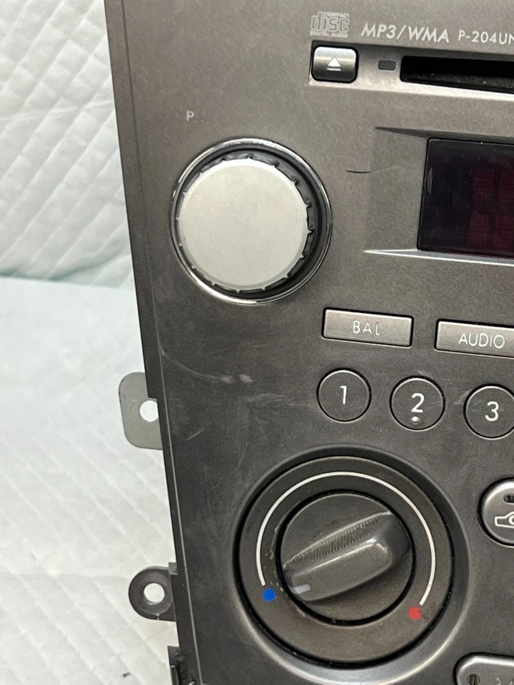 2008 SUBARU OUTBACK AM/FM CD Radio Receptor PLYAER 86201 AG69B OEM (209) Foto 4 de 4