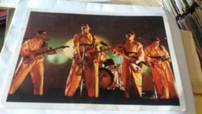 Devo Music Group Vintage promo  post card for Snl appearance rare 1978 vg