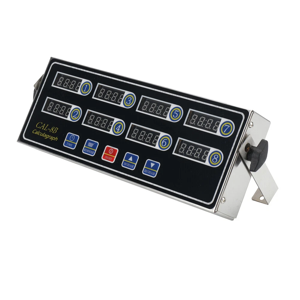 8 Channels Digital Kitchen Timers Commercial Cooking Timer,Stainless Steel
Opens in a new window or