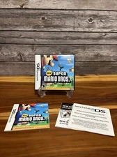 New Super Mario Bros Nintendo DS Authentic OEM Case Manual & Inserts Only