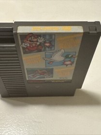 Nintendo NES Super Mario Bros Duck Hunt Track Meet  3 in 1 Game Nice Condition