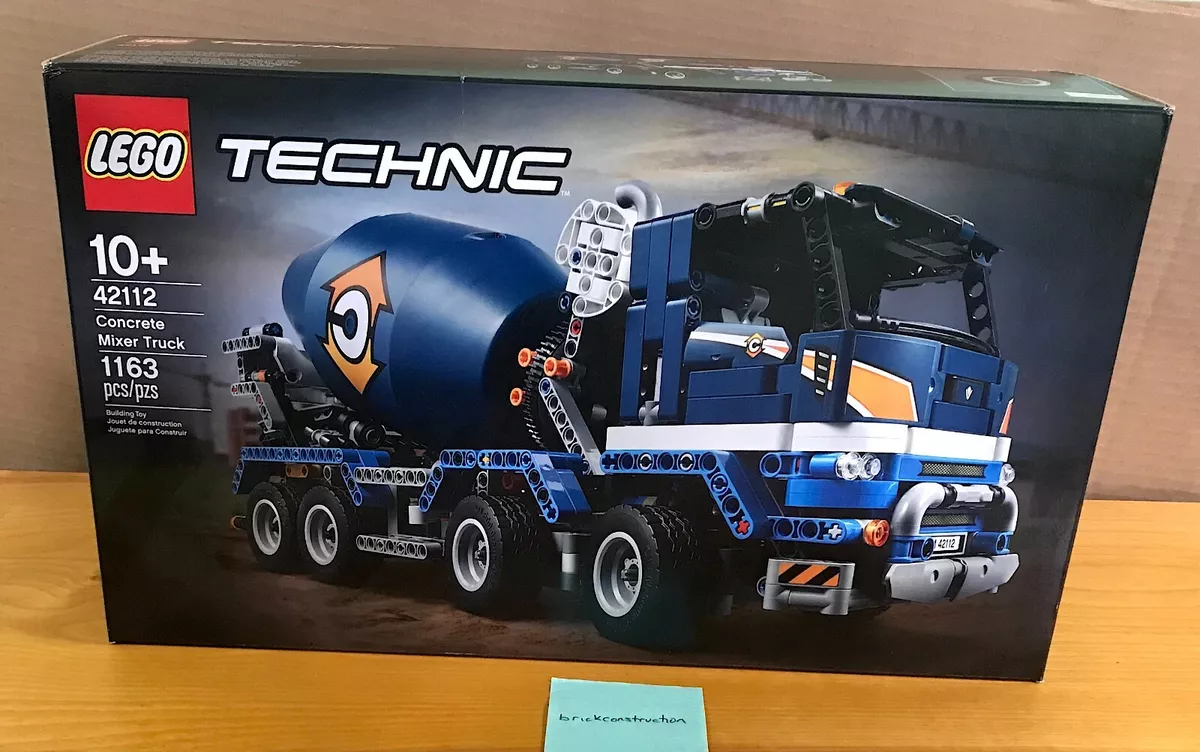 LEGO Technic 42112 Concrete Mixer Truck New Factory Sealed
