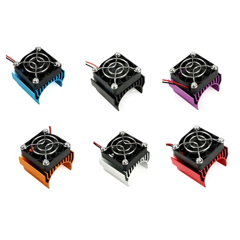 36mm Motor Heatsink with 5V Cooling Fan Cooler For 1/10 Car 3650Motor