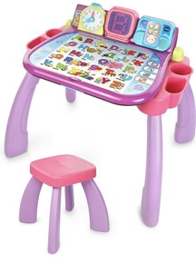 vtech touch and learn activity desk deluxe pink