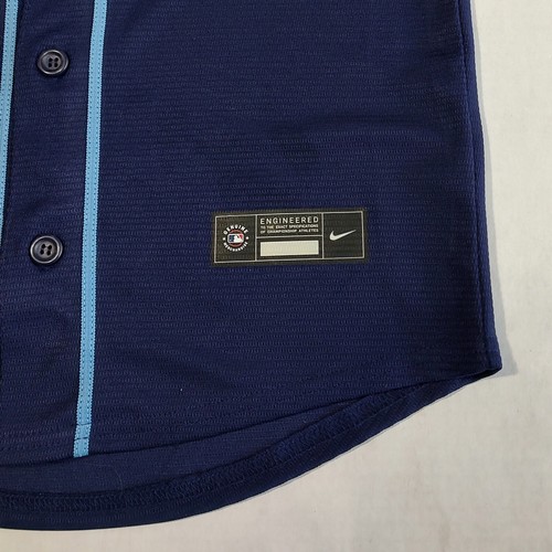 Tampa Bay Rays Nike Franco Jersey YOUTH Small Blue MLB #5 - Picture 6 of 9