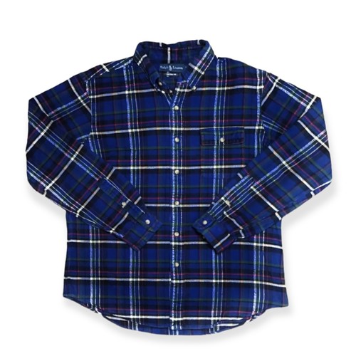 ralph lauren thick flannel shirt