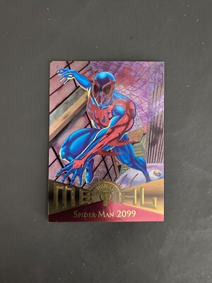 1995 FLEER MARVEL METAL #53 SPIDER-MAN 2099 GEM MINT