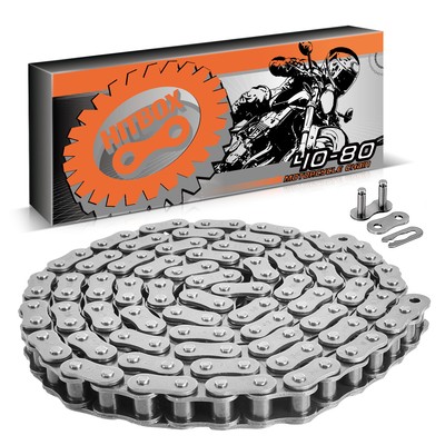 Newly Heavy Duty Roller Chain 80-1 120 Link 10FT 20.4cm Pitch For Motorcycles US