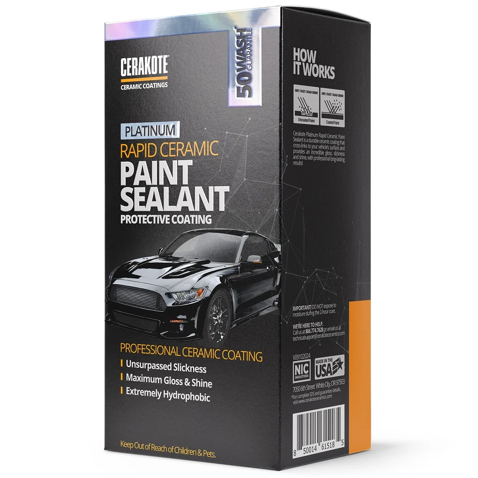CERAKOTE® Platinum Rapid Ceramic Paint Sealant Kit (14oz) - Imagem 2 de 4