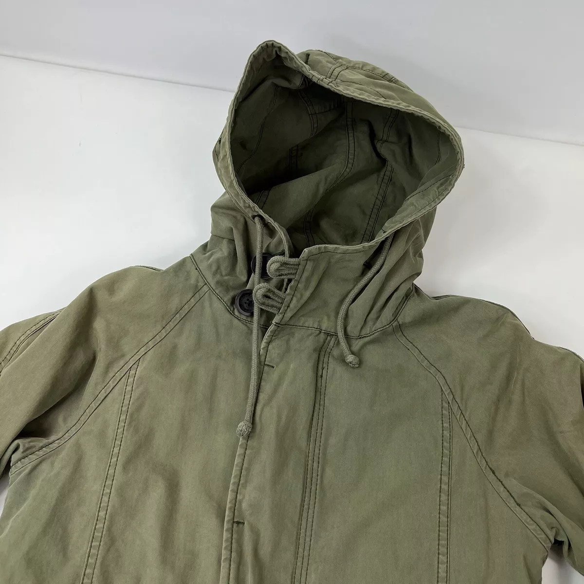 Aritzia TNA Griffith Convertable Parka In Military Green XS eBay
