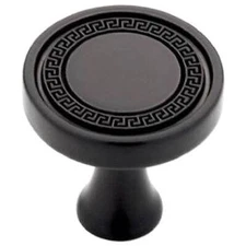 20 Liberty Oil-Rubbed Bronze Cabinet Knob Geometric Pattern Greek Key P15684C