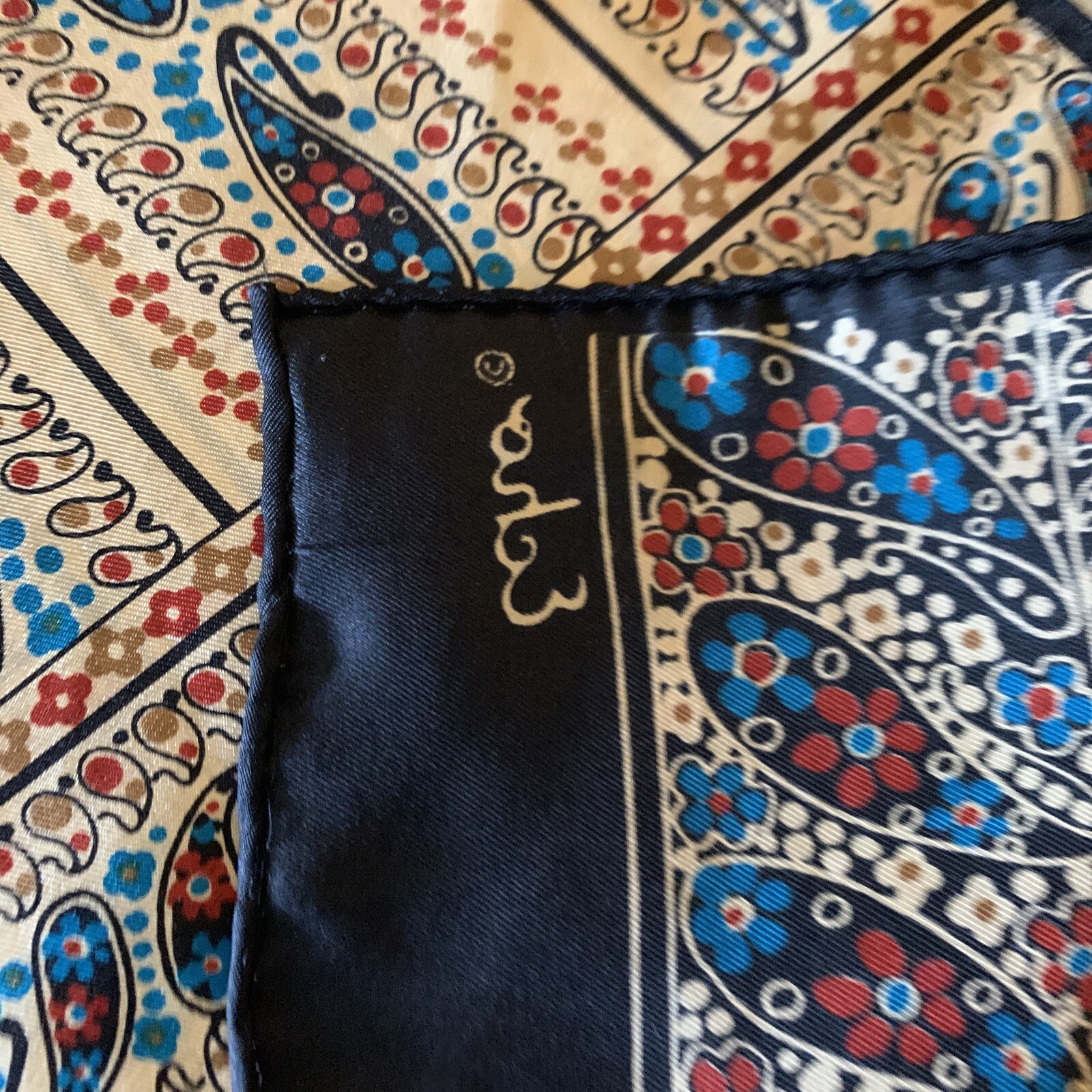 Echo Paisley Muted Palette Rectangular Scarf Exce… - image 7