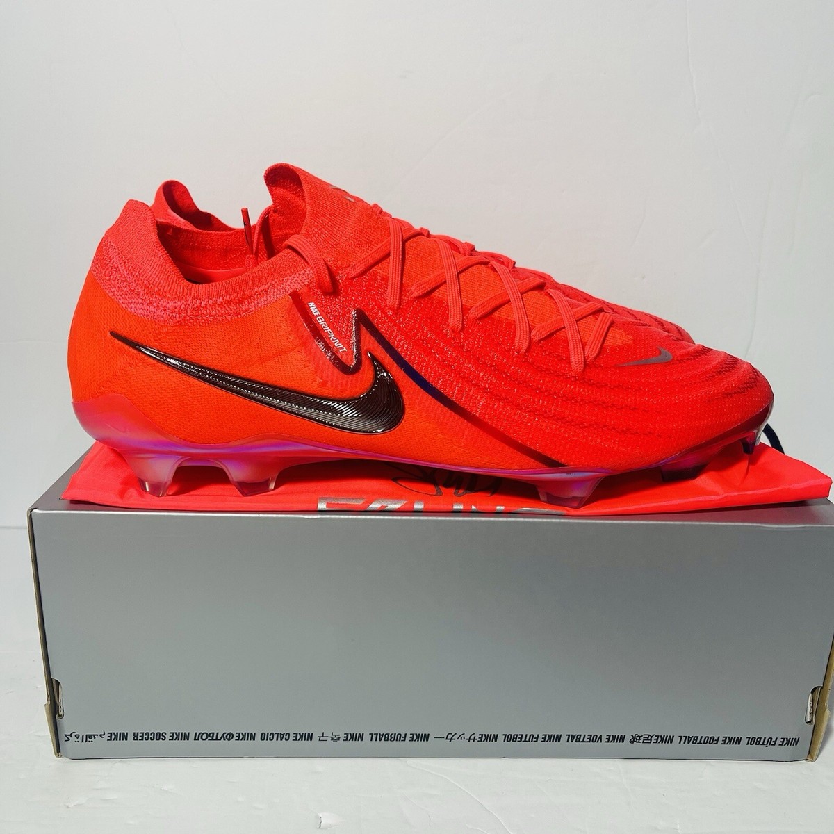 Size 12 - Nike Phantom GX II Elite FG EH Haaland Men's Size 12 - Nike Phantom GX II Elite FG EH Haaland Men's