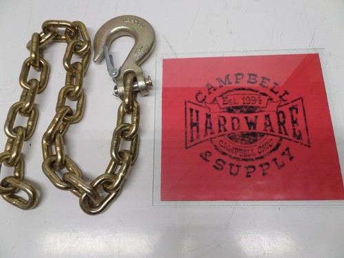 Auto Body Frame Machine Pull Chain 3/8" x 5' Grade 70 with 3/8" Clevis Slip Hook - 第 1/7 張圖片