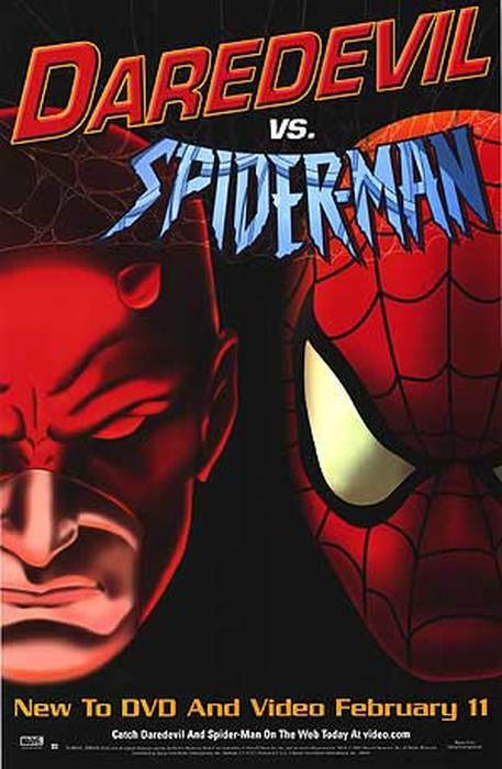 Daredevil Vs. Spiderman (2003) Original Movie Poster
