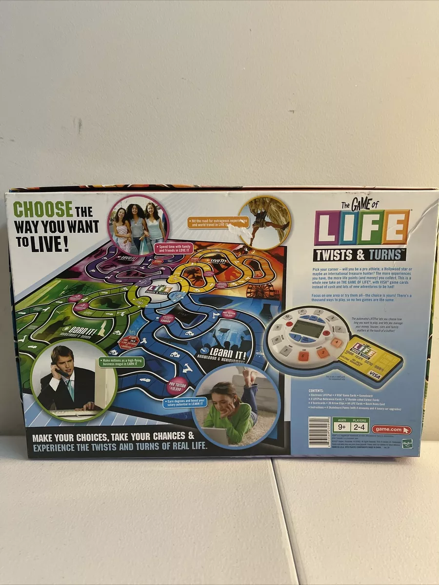  Hasbro The Game of Life: Twists & Turns Electronic Edition -  Board Game : Toys & Games