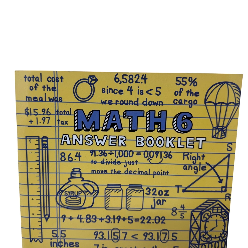 Teaching Textbooks Math 6 Answer Booklet Greg & Shawn Sabouri - Image 4 of 4