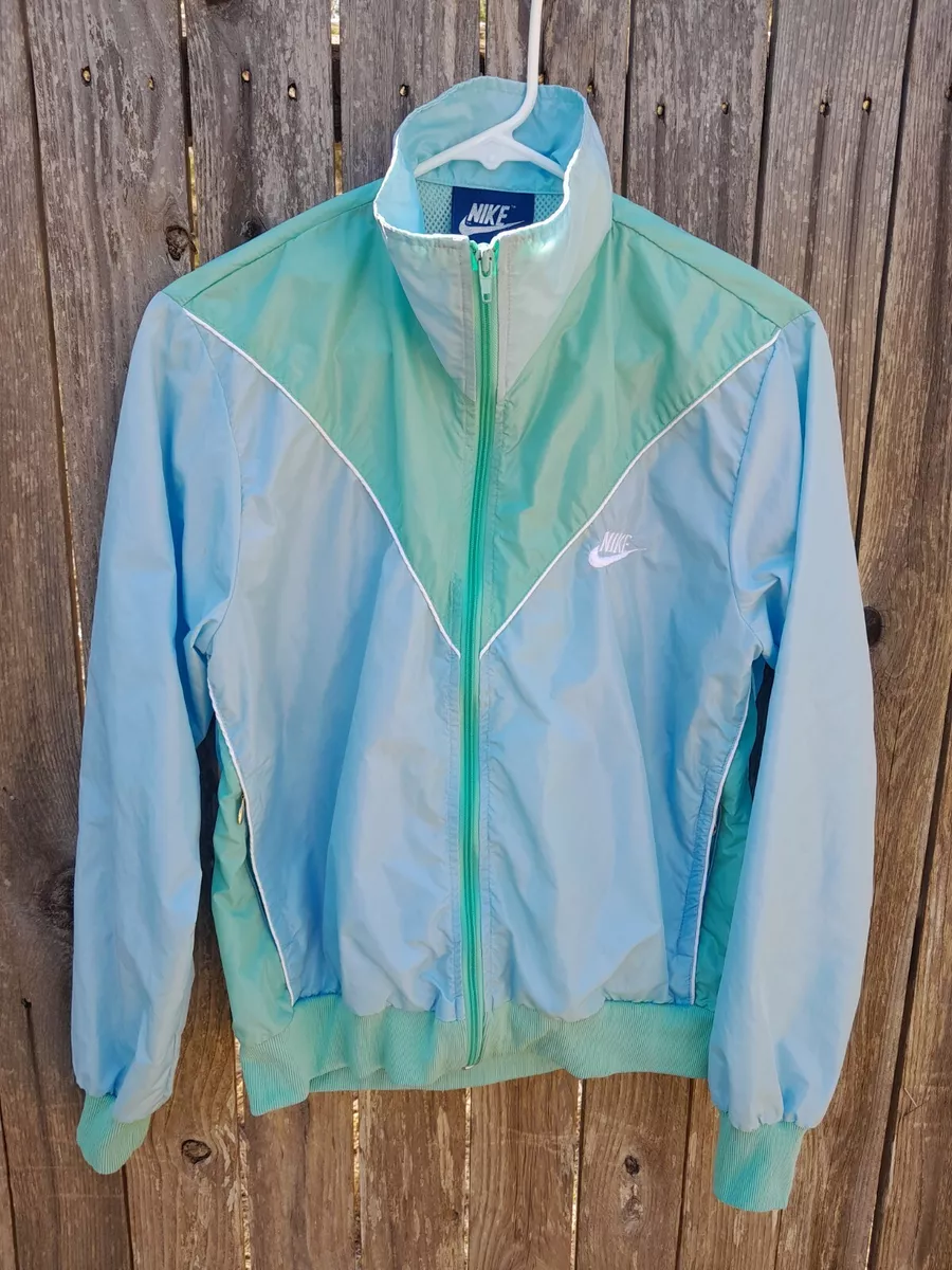 Nike teal windbreaker clearance