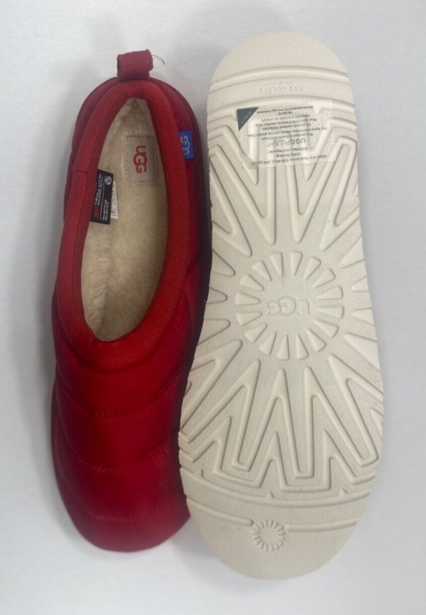 UGG TASMAN LTA RED POLYESTER PUFF/ WOOL SLIPPERS SHOES, MEN US Size 12 New UGG Men main image 2