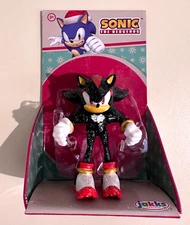 NIB Jakks Sonic the Hedgehog 2 1/2" Shadow Christmas Holiday Mini Figure Toy