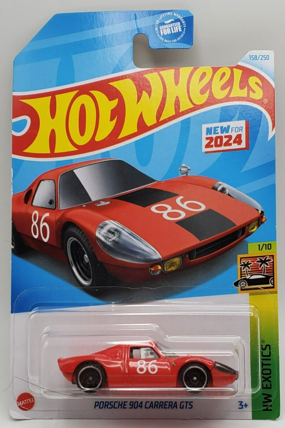 2024 Hot Wheels Red Porsche 904 Carrera GT5 HW Exotics #158