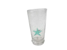 Home Studio SHORELINE Collection Beverage Tumblers Glasses Starfish Coastal