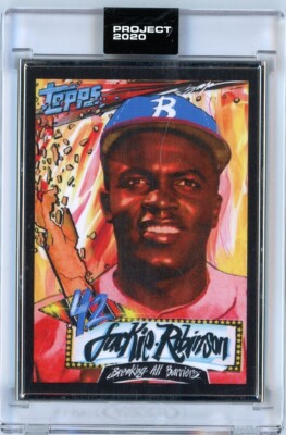 TOPPS PROJECT 2020 - JACKIE ROBINSON - KING SALADEEN AP 03/20 Silver Frame #253