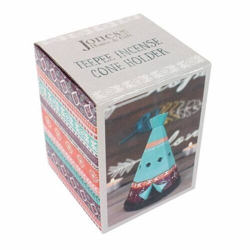 Bruciatore di incenso in ceramica JONES Teepee porta incenso cono REGALO *S - Foto 1 di 2
