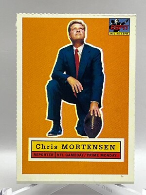 1995 ESPN Inc, NFL Gameday/NFL Primetime Sheet Singles Card #32 Chris Mortensen